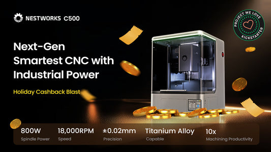 NestWorks C500 - Next-Gen Smartest CNC with Industrial Power