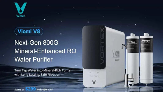 Viomi V8: Next-Gen 800G 9-Layer Filtration RO Water Purifier