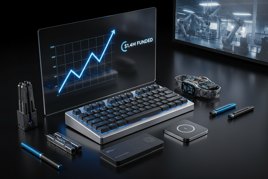 【140万ドル突破】2026年Q1のKickstarterデザインTOP10：精密製造の新時代