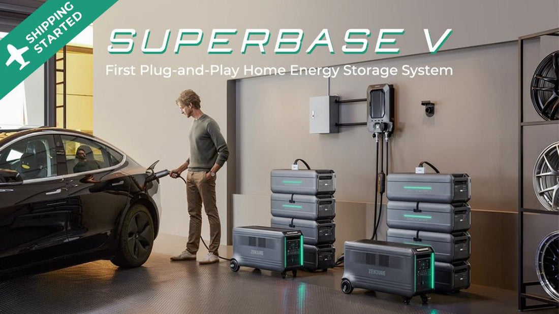 SuperBase V official Kickstarter home energy storage image