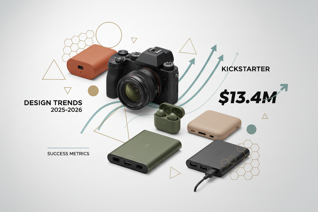 13,4 Mio. $ Kampagne: Kickstarter Design-Trendbericht 2025-2026