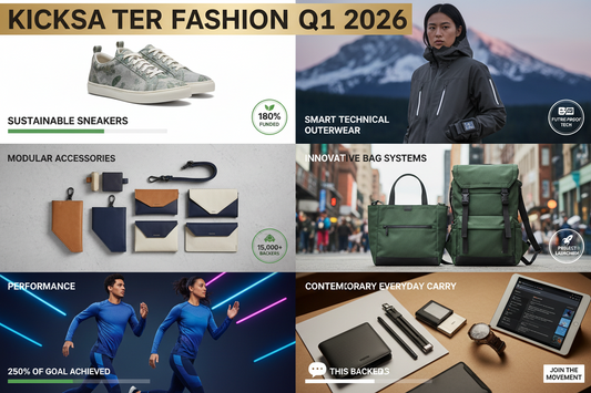 2026년 1분기 Kickstarter 패션 TOP 10: 스타일·편안함 혁신