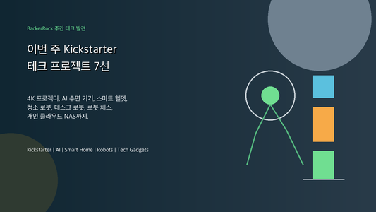 이번 주 Kickstarter 테크 프로젝트 7선 BackerRock 커버 이미지