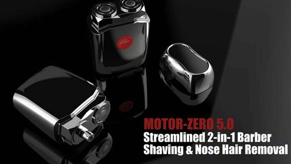 MOTOR-ZERO 5.0 New 2-in-1 design: The Ultimate Evolution in Grooming