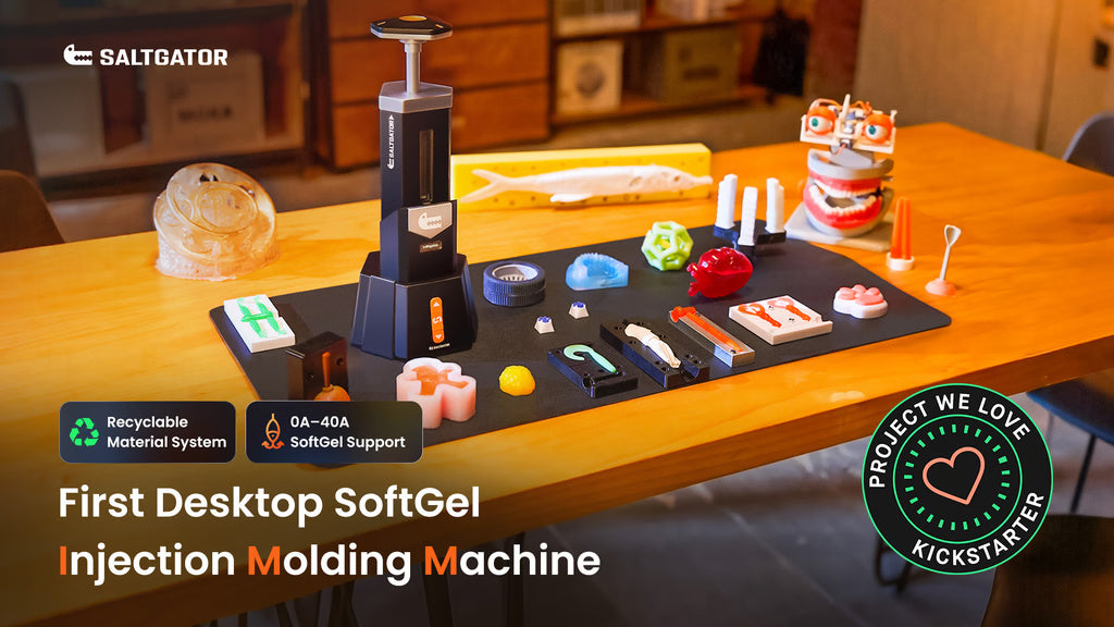 SALTGATOR: The 1st Desktop SoftGel Injection Molding Machine