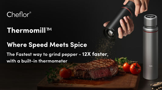 Thermomill™-12X Faster Pepper Grinder with Thermometer