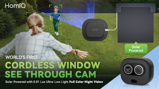 HOMIQ W11 vs. Traditional Window Cams: Eliminating Glare via AI Blacklight and mmWave Radar