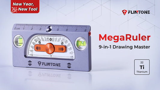 FLINTONE MegaRuler: Feel Every Millimeter, Master Every Degree