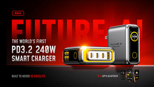 AOHI: The 1st PD3.2 240W Smart Charger