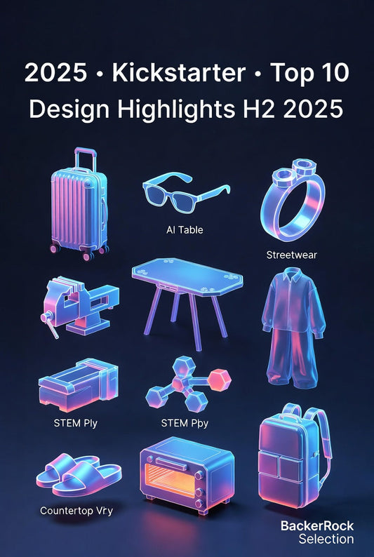 Top 5 Kickstarter Design Projects, H2 2025