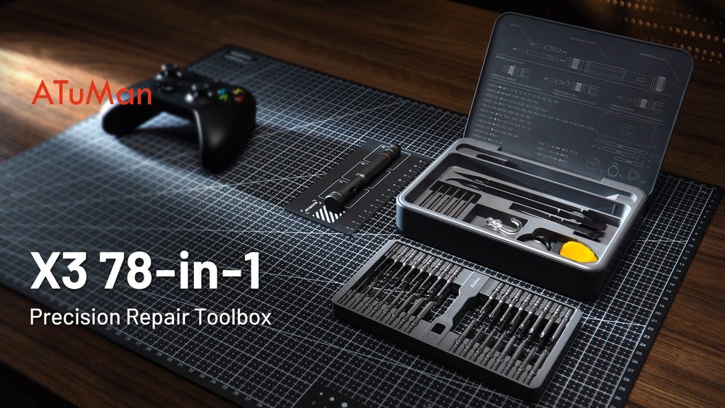 The ATuMan X3 Precision Toolkit: Master-Grade Repair via S2 Steel and Innovative Self-Locking
