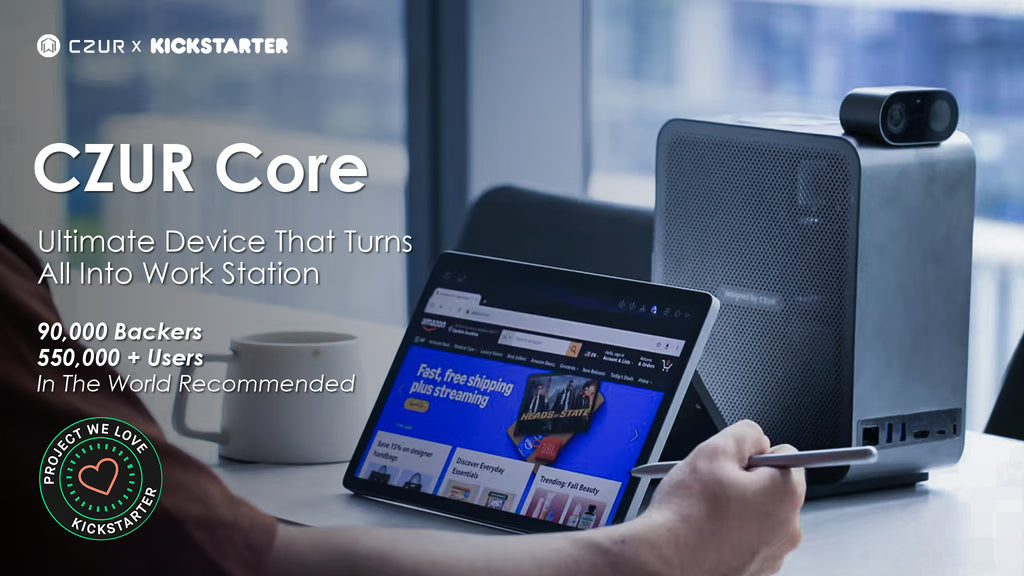 CZUR Core - Ultimate Device That Turns All Into Work Station