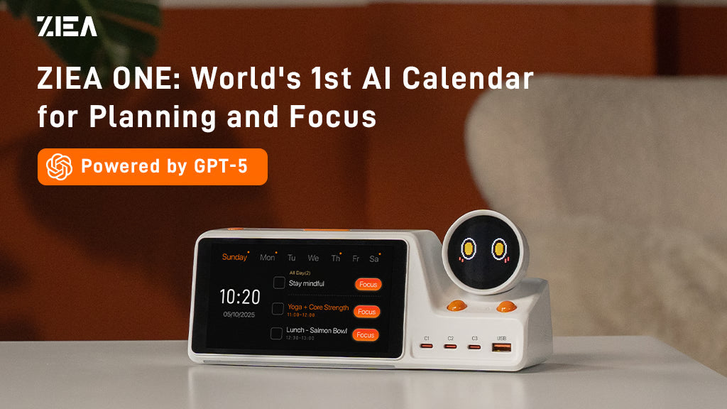 ZIEA One: World's 1st AI Calendar for Planning and Focus