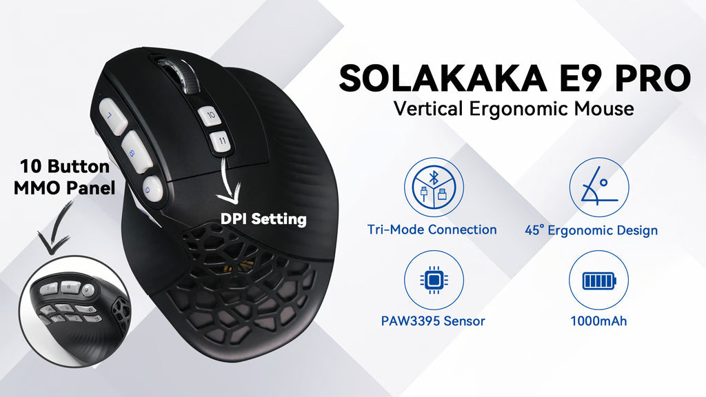 SOLAKAKA E9 Pro — Your Best Grip for Work and Victory