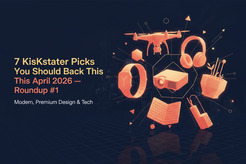 2026年4月Kickstarter厳選：今すぐチェックすべき注目プロジェクト7選