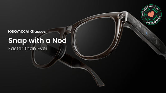 Neomix AI Glasses: Fastest Capture with World's Largest CMOS