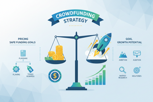 크라우드펀딩 가격 전략: 목표 금액을 어떻게 설정해야 안전하면서도 폭발적인 성장이 가능한가?