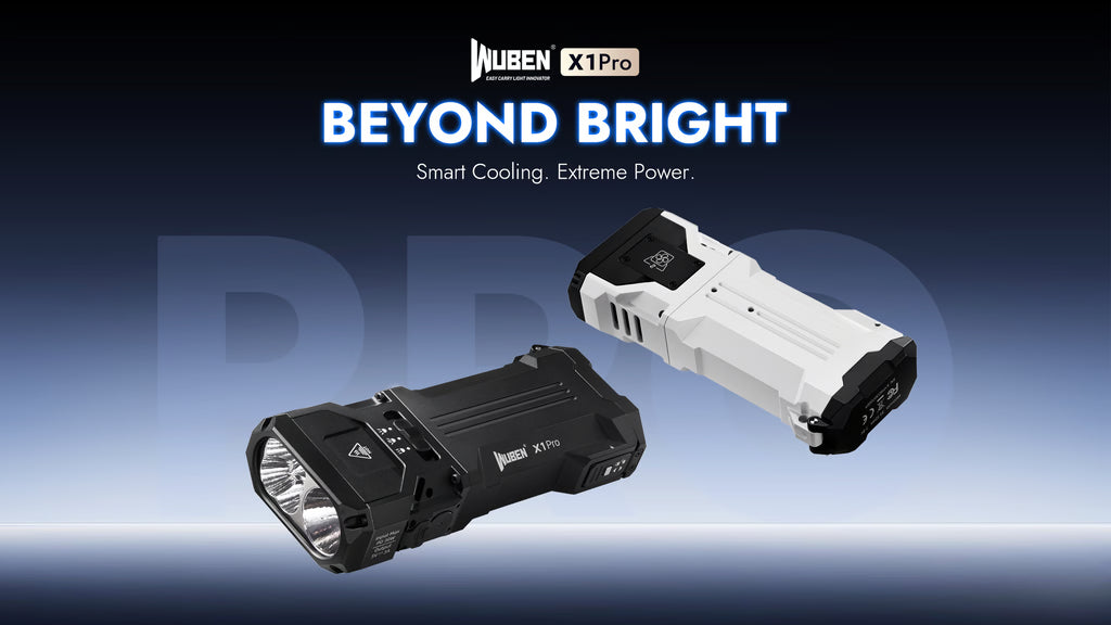 WUBEN X1Pro — 13,000 Lumens. Compact Power, Redefined.