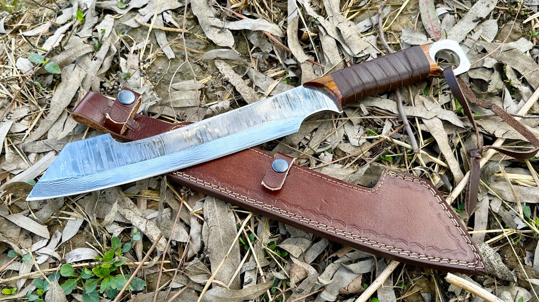 Berry 2 | Handmade VG-10 Stainless Damascus Machete Knife