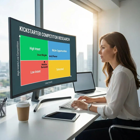 Comment Réaliser une Étude de Concurrence Approfondie et un Positionnement de Précision avant votre Lancement Kickstarter