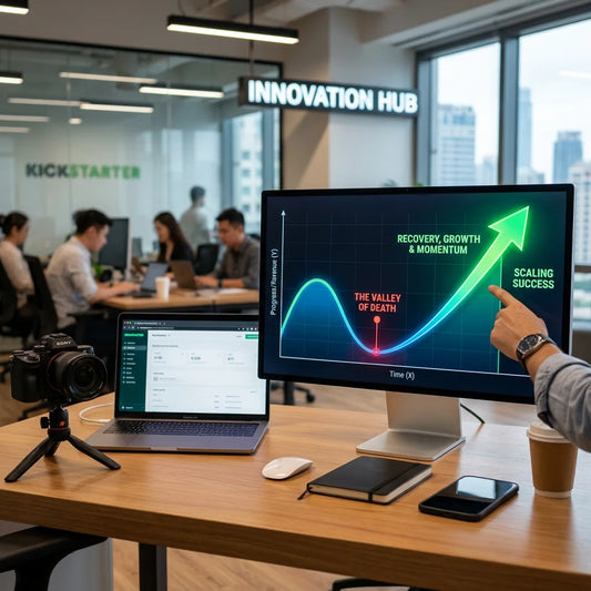킥스타터 중기 '데스 밸리' 생존 매뉴얼: 동력을 재점화하는 7가지 전술