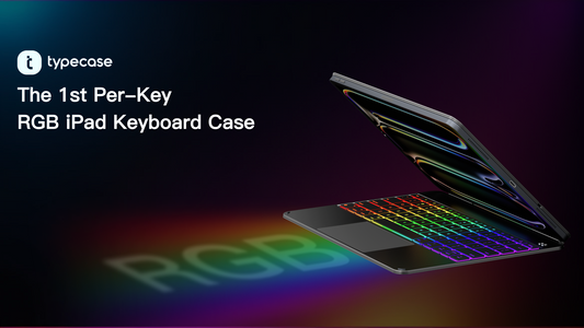 Typecase Edge Pro | The 1st Per-Key RGB iPad Keyboard Case