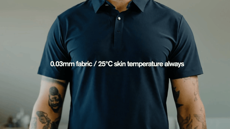 AirVex Lyocell and COOLMAX polo official Kickstarter video cover