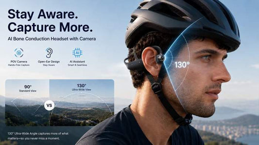 Auriview X1: An AI Bone-Conduction Headset With a 4K POV Camera