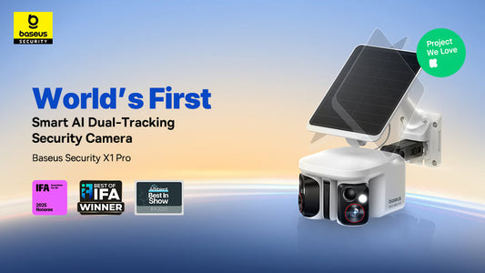 Baseus X1 Pro：World's First AI Dual-Tracking Security Camera
