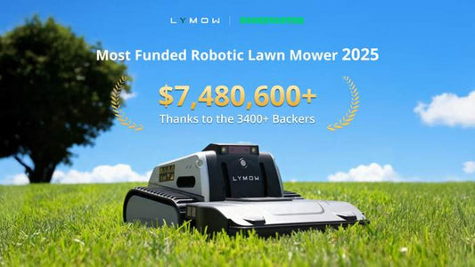 Lymow One official Kickstarter robot mower campaign image