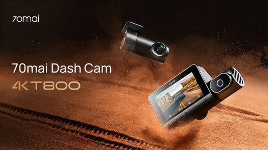 70mai Dash Cam 4K T800: Triple View. Dual 4K. Full Story.