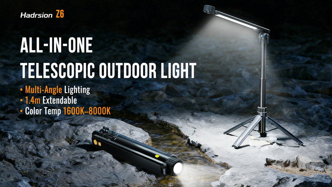 Hadrsion Z6 | All-in-1 Telescopic Outdoor Light for the Wild