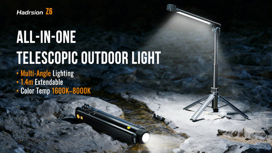 Hadrsion Z6 | All-in-1 Telescopic Outdoor Light for the Wild