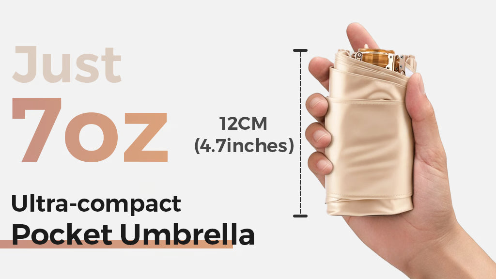 Pocket Umbrella | 12cm Ultra-Compact Protection