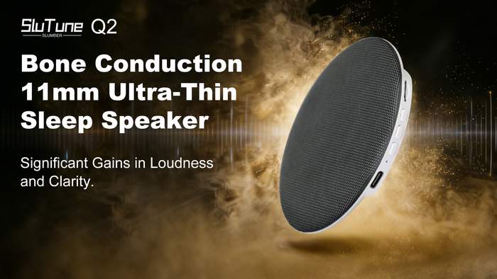 Only 11mm Thin — Sleep Speaker with Bone Conduction Mode
