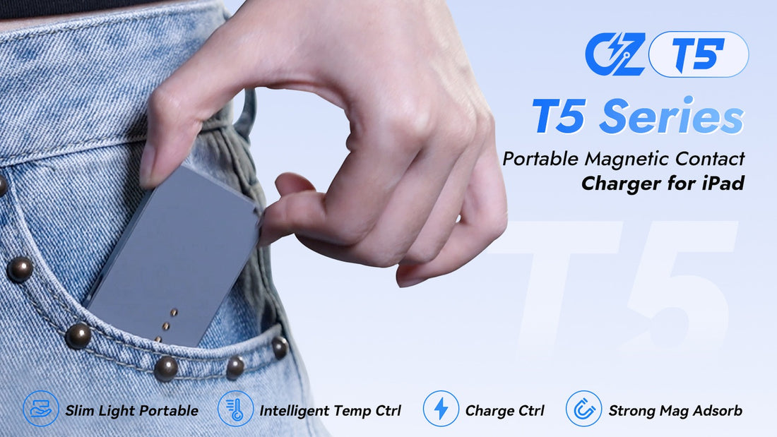 COWZRY T5: Can Magnetic Contact Charging Protect Your iPad Port?
