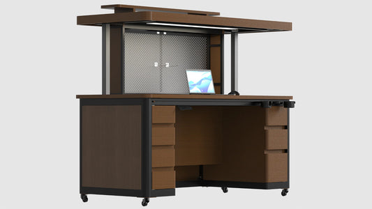 Domitree ALT storage desk featured in BackerRock home organization Kickstarter picks