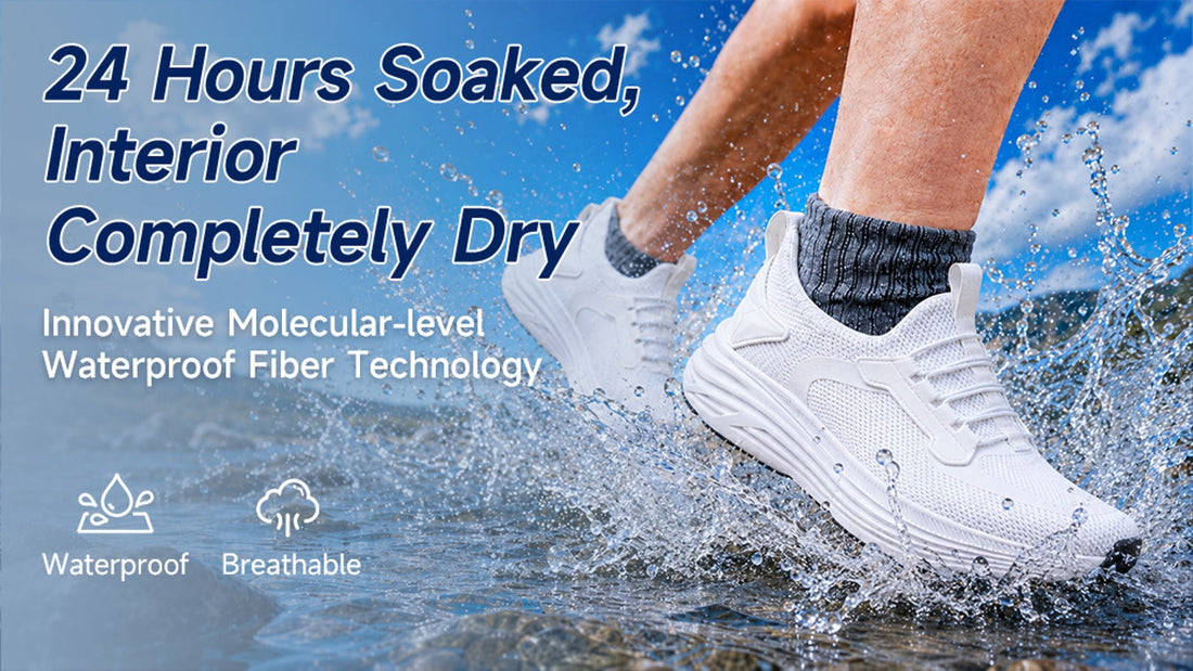 DryStep Knit waterproof sneakers official Kickstarter video cover