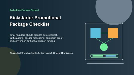 BackerRock Founders Playbook cover for Kickstarter Promotional Package: What Should Be Included Before You Launch?