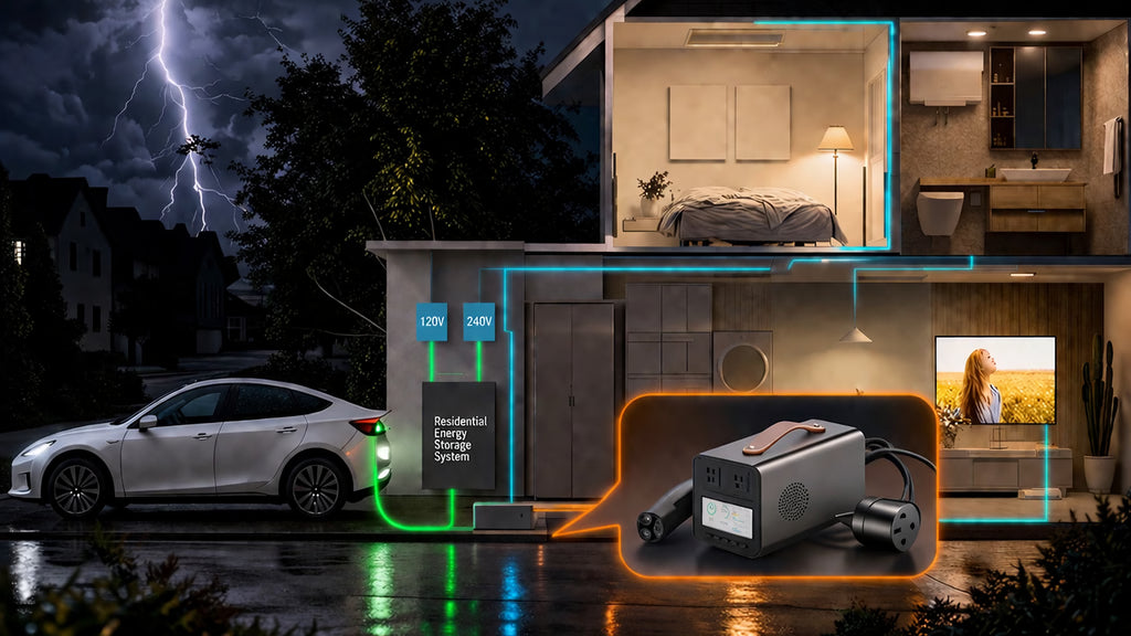 Tesla V2L Showdown: Why PowerBridge Pro (7500W) is the Ultimate Home Backup Solution