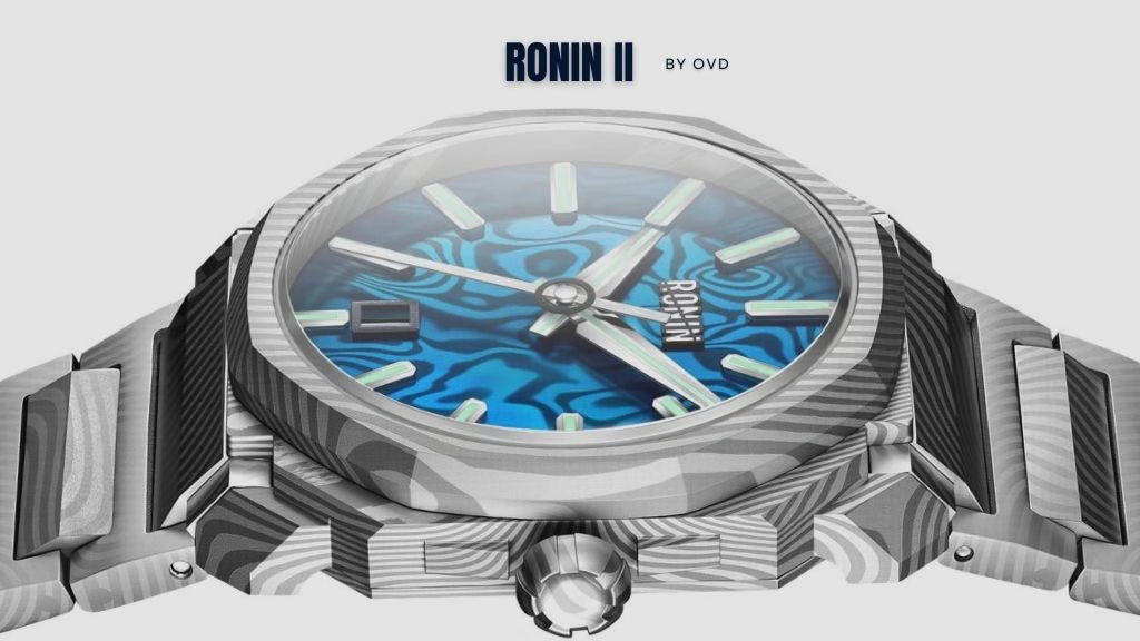 OVD Ronin II — Full Damascus Steel Samurai Watch