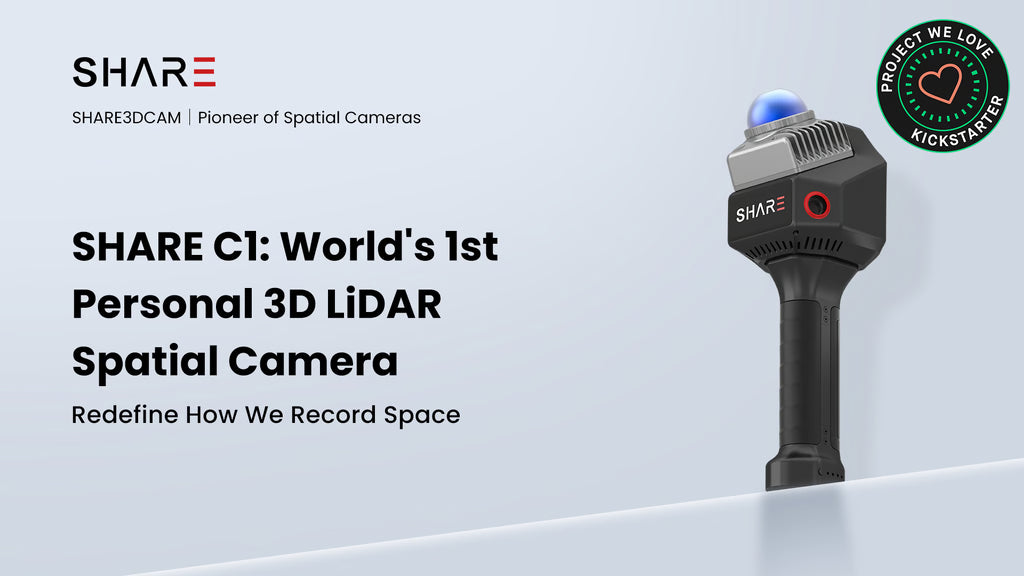 Discover SHARE C1: The World's First Personal 3D LiDAR Spatial Camera on Kickstarter