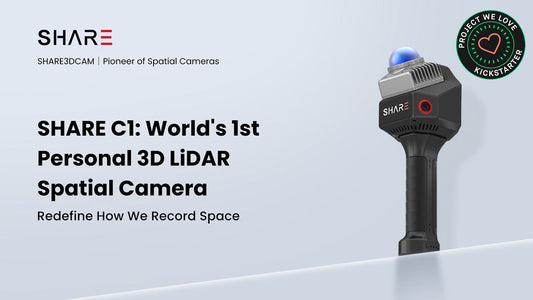 Discover SHARE C1: The World's First Personal 3D LiDAR Spatial Camera on Kickstarter