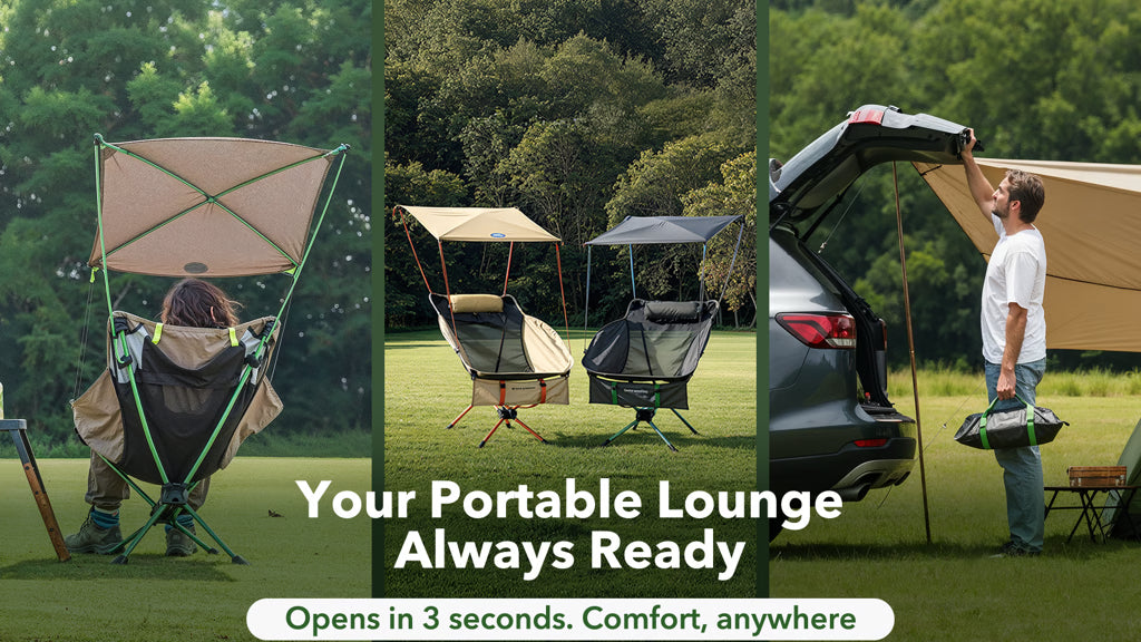 Ranger Chair | Open in 3 Seconds. Sit in Comfort, Anywhere.