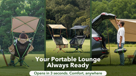Ranger Chair | Open in 3 Seconds. Sit in Comfort, Anywhere.