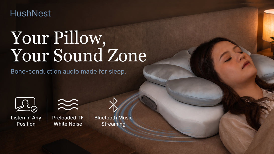 HushNest Review: Can a Bone-Conduction Pillow Keep Bedtime Audio Private?