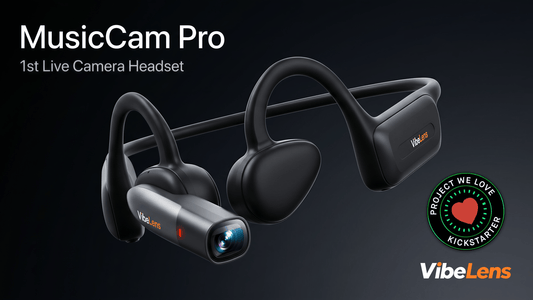 MusicCam Pro: The POV Camera Headset Built to End Blind Framing