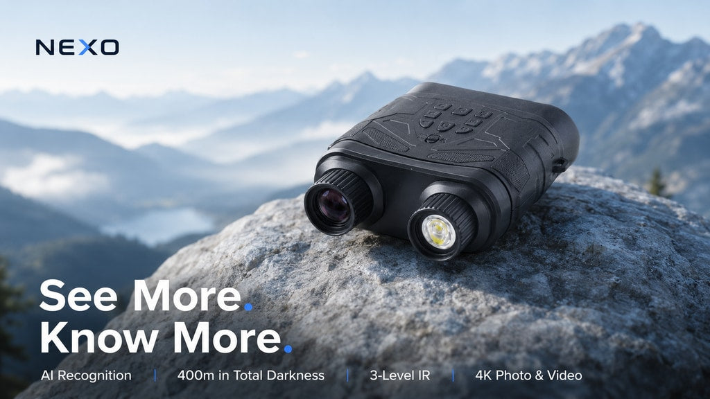 NEXO AI Night Vision Review: Offline Recognition Meets 400m IR
