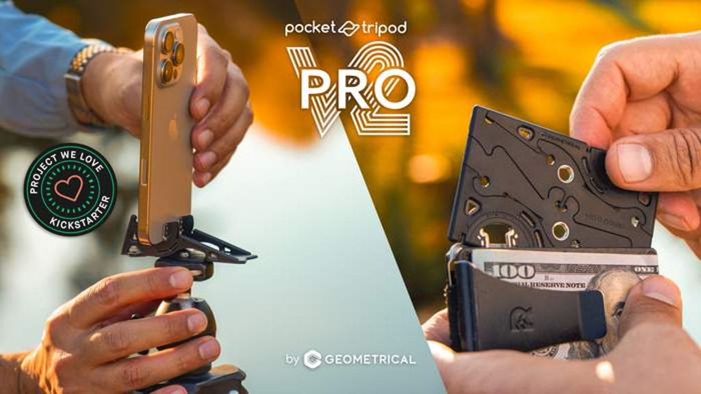 Pocket Tripod PROv2: The Wallet-Size Creator Tool That Turned a Phone Stand Into a $589,959 Kickstarter
