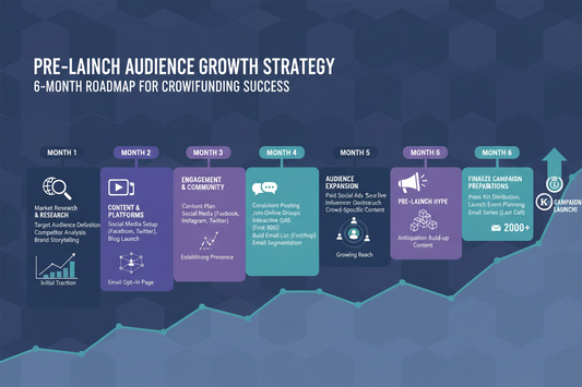 Roadmap de pré-lancement de 6 mois : Bâtir votre audience